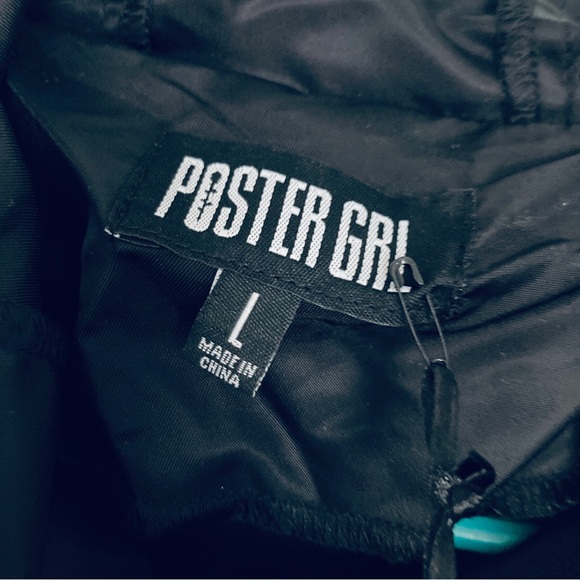 Dolls Kill Color Block Cropped Rain Coat - Picture 3 of 3